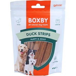 Boxby Duck Strips (Ente Streifen) Hundesnack 90g 15 x 90 g von Boxby