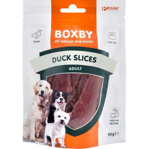 Boxby Entenstreifen für Hunde 15 x 90 g von Boxby