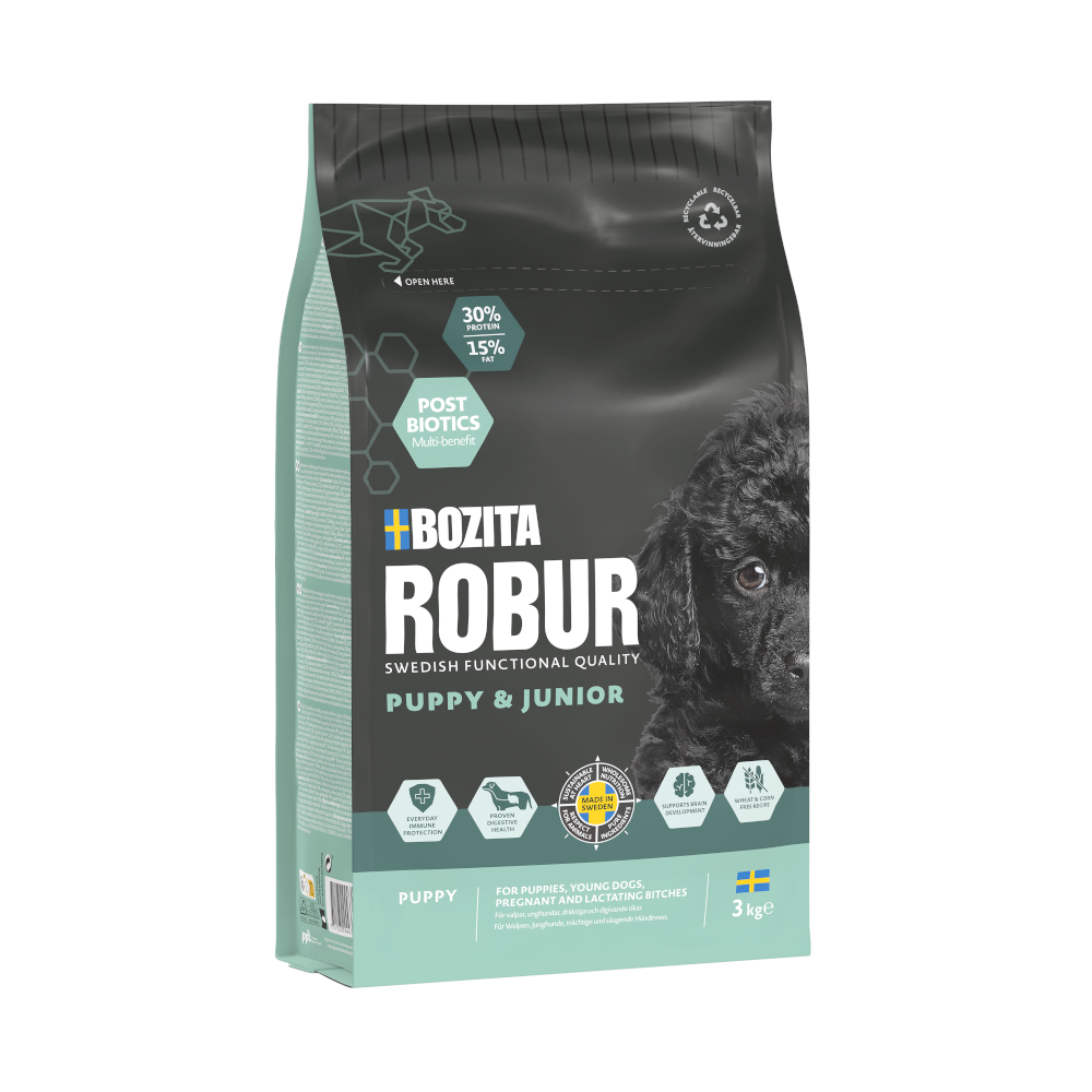Bozita Robur Puppy & Junior Huhn - Sparpaket: 2 x 3 kg Bozita Robur Puppy & Junior Huhn - Sparpaket: 2 x 3 kg von Bozita Robur