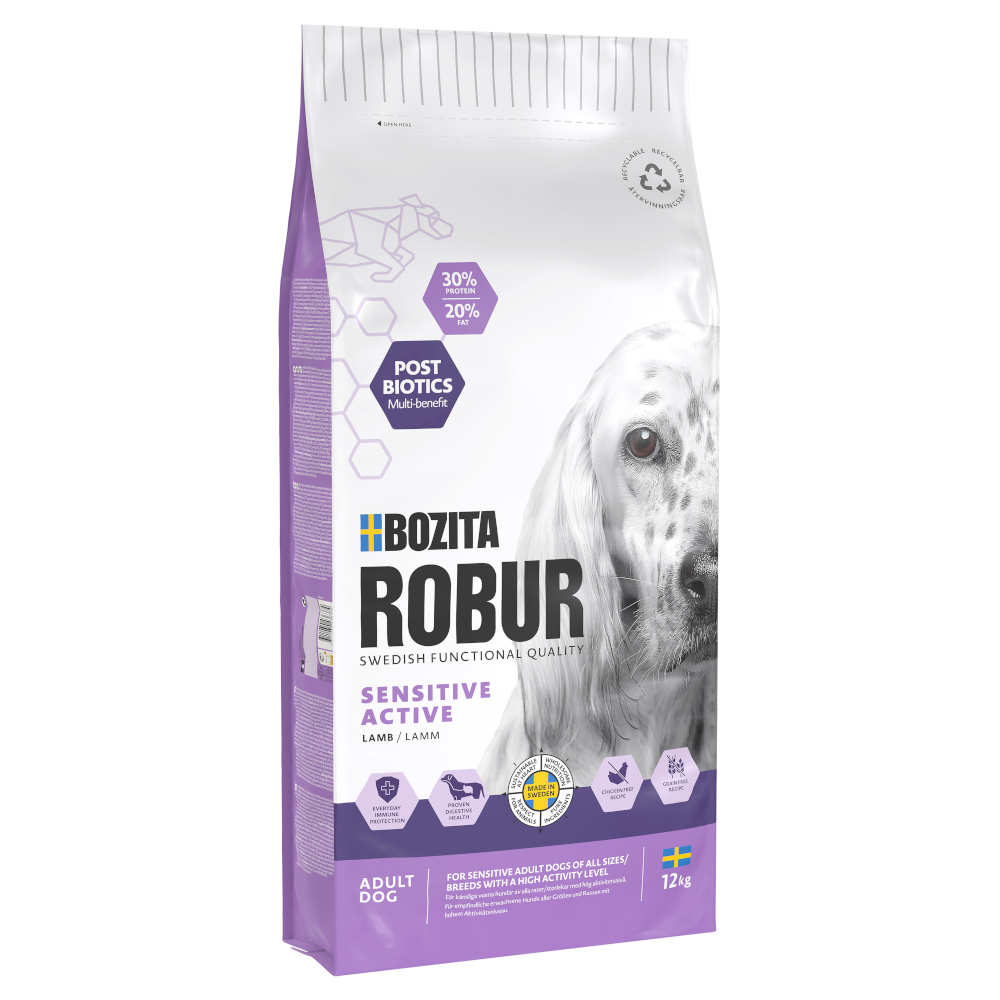 Bozita Robur Sensitive Grain Free Active Lamm - Sparpaket: 2 x 12 kg Bozita Robur Sensitive Grain Free Active Lamm - Sparpaket: 2 x 12 kg von Bozita Robur