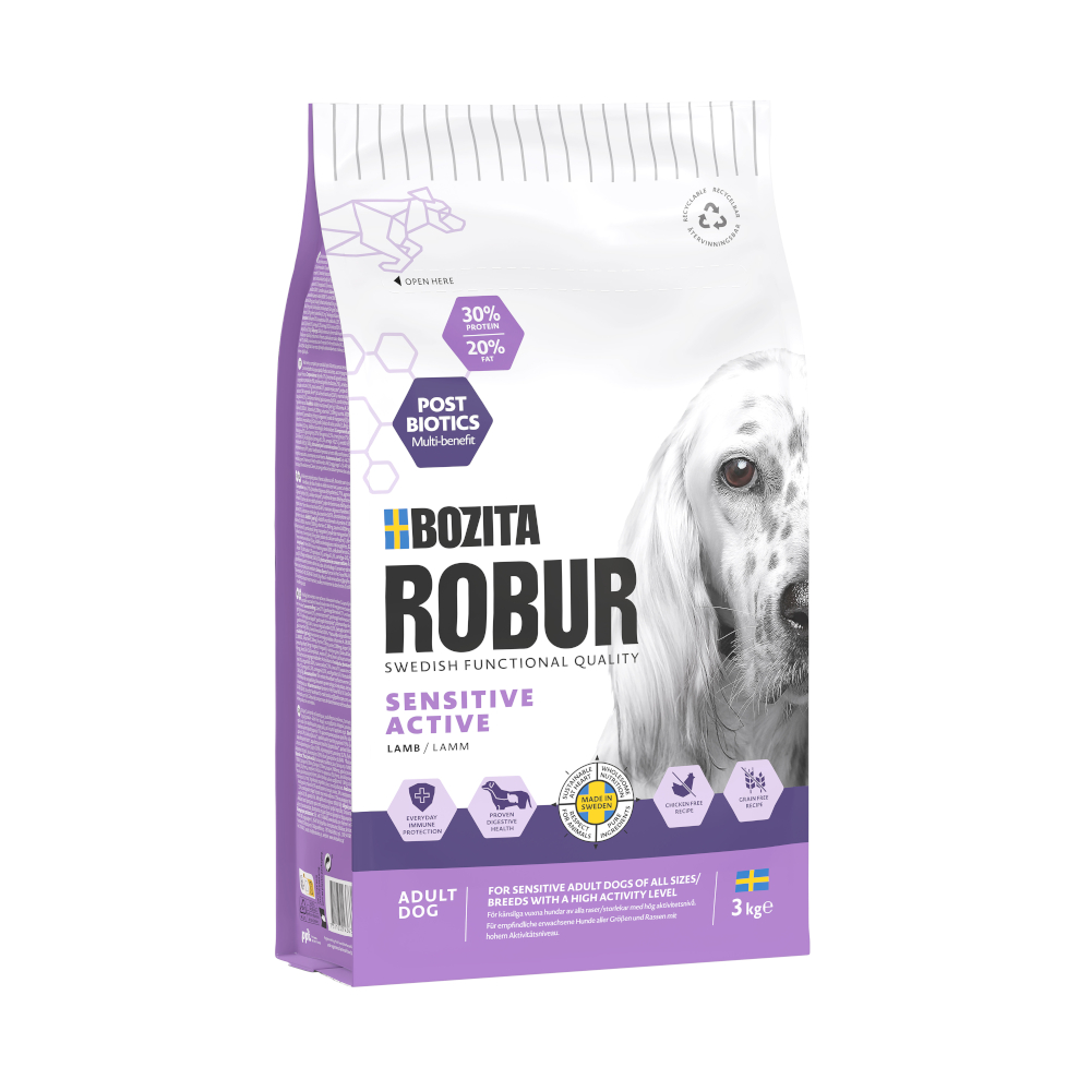 Bozita Robur Sensitive Grain Free Active Lamm - Sparpaket: 2 x 3 kg Bozita Robur Sensitive Grain Free Active Lamm - Sparpaket: 2 x 3 kg von Bozita Robur