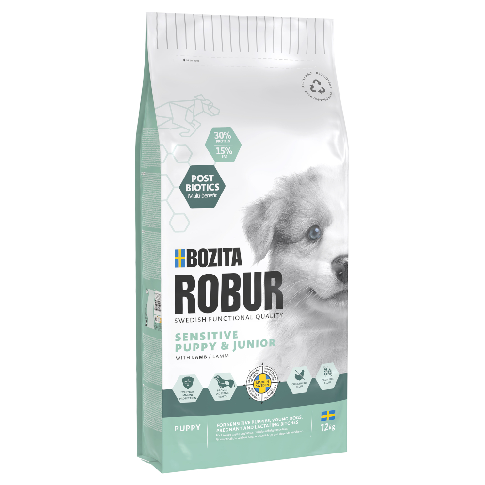Bozita Robur Sensitive Grain Free Puppy Lamm - Sparpaket: 2 x 12 kg Bozita Robur Sensitive Grain Free Puppy Lamm - Sparpaket: 2 x 12 kg von Bozita Robur