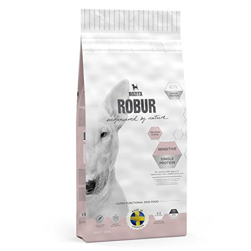 Bozita Robur Sensitive Single Protein lachs & Reis. Eine heathly ausgewogenen Lebensmittel für Ihren Hund von Bozita Robur