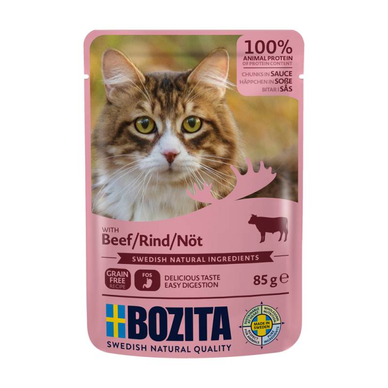 12 x 85 g Bozita zum Sonderpreis! - Rind in Soße von Bozita