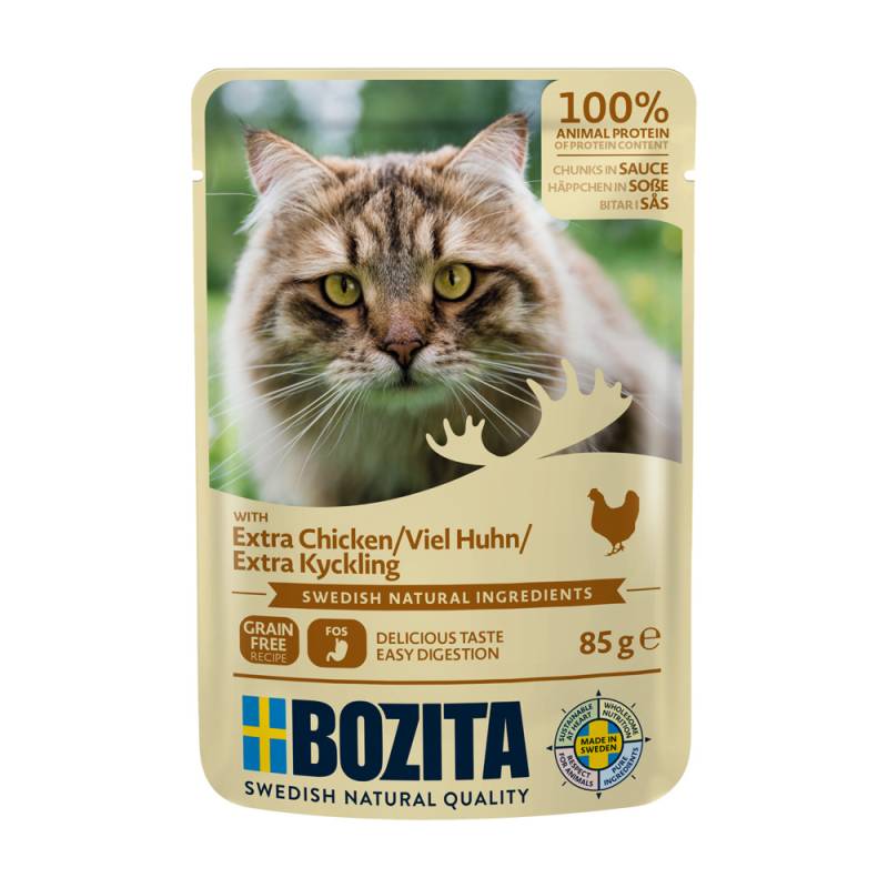 12 x 85 g Bozita zum Sonderpreis! - Viel Huhn in Soße von Bozita