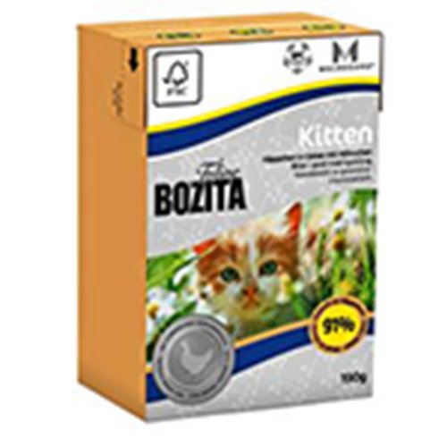 16er Pack Bozita Cat Tetra Recart Verpackung Kitten 190g von Bozita