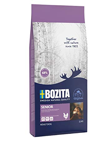 BOZITA Senior Hundefutter - 11 kg - nachhaltig produziertes Trockenfutter für Senior Hunde - Alleinfuttermittel von Bozita