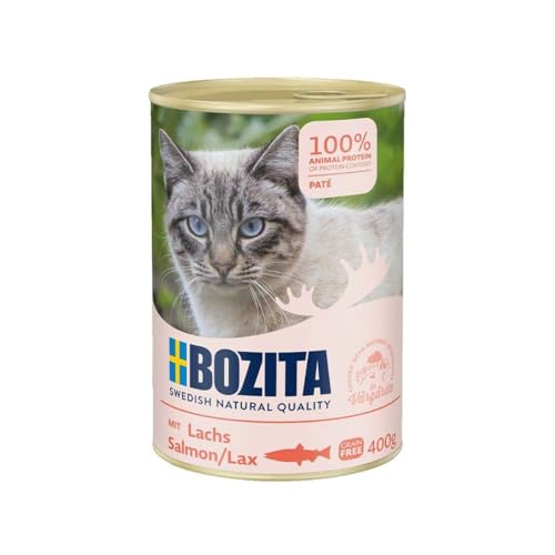 Bozita Cat Lachs | 6X 400g Katzenfutter von Bozita