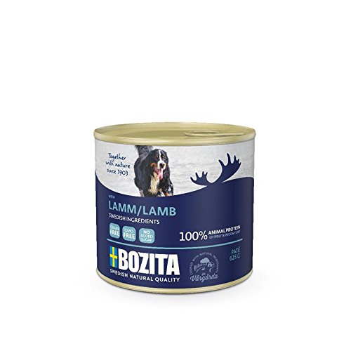 Bozita Dog Dose Pate Lamm 625g - Sie erhalten 12 Packung/en; Packungsinhalt 0,625 kg von Bozita