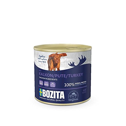 Bozita Dog Dose Pate Pute 625g - Sie erhalten 12 Packung/en; Packungsinhalt 0,625 kg von Bozita