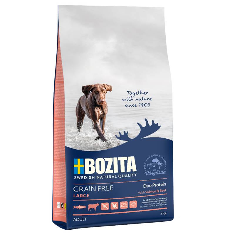 Bozita Dog Purely Adult Large Grain Free Lachs & Rind - 2 kg von Bozita