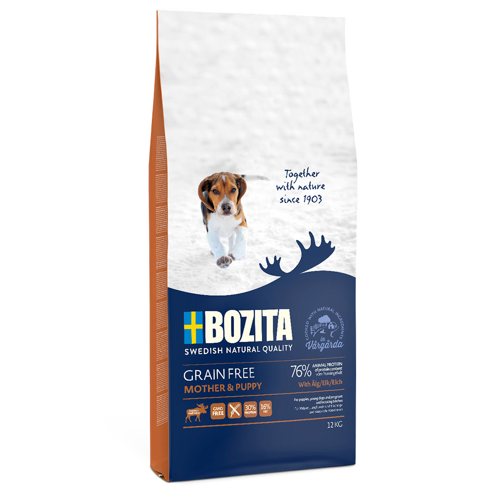 Bozita Dog Purely Grain Free Elch Puppy & Junior - 12 kg von Bozita