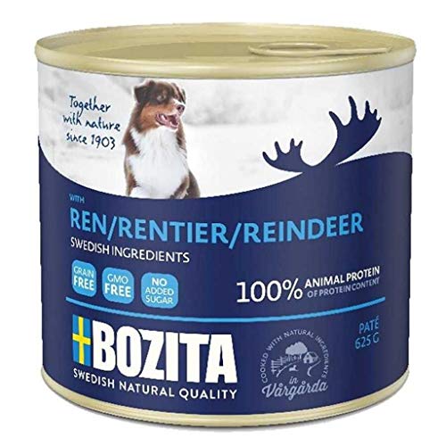 Bozita Dose Pate Rentier 625g (Menge: 12 je Bestelleinheit) von Bozita