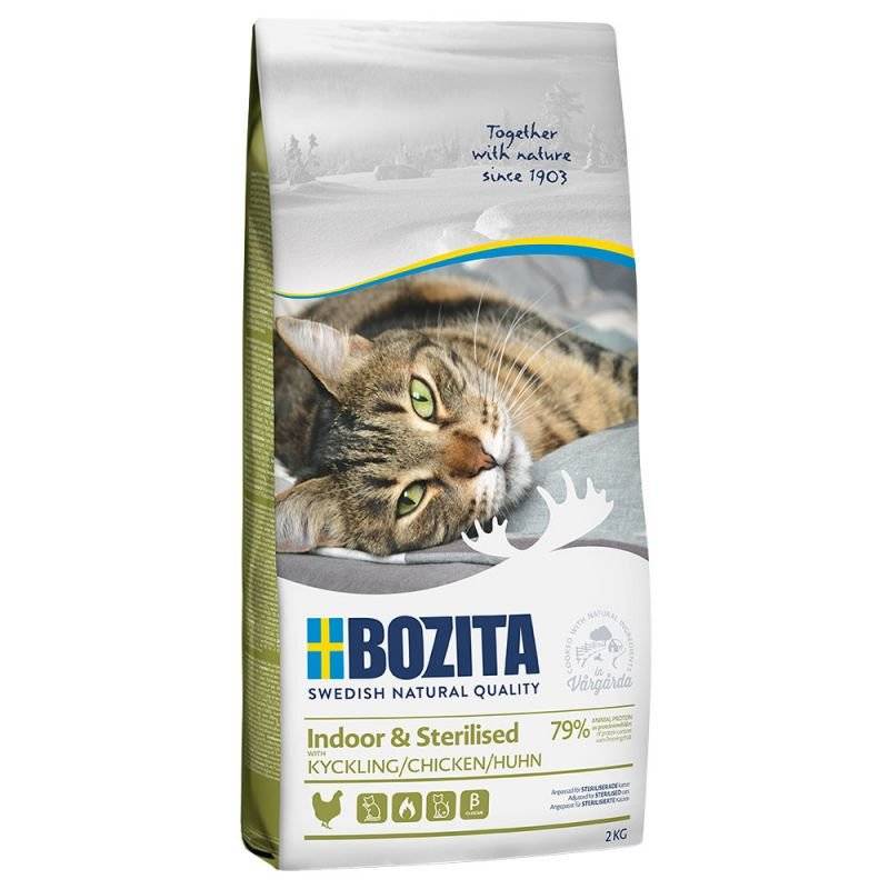 Bozita Feline Indoor & Sterilised Huhn 10 kg (6,40 € pro 1 kg) von Bozita