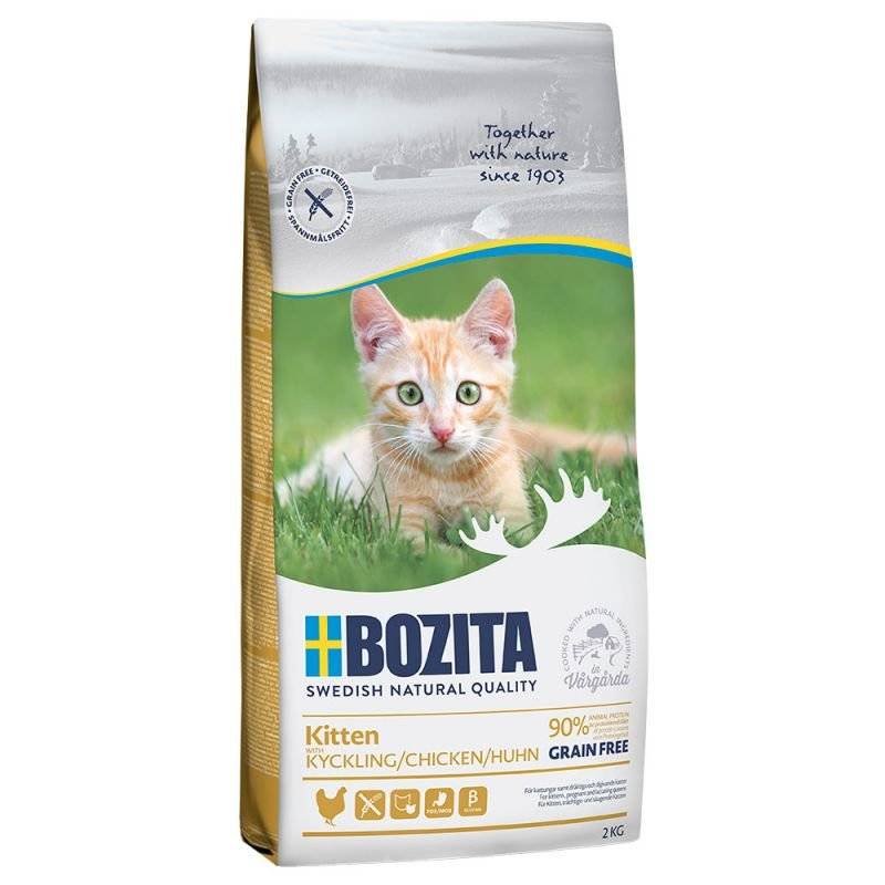 Bozita Feline Kitten Getreidefrei Huhn 10 kg (7,20 € pro 1 kg) von Bozita