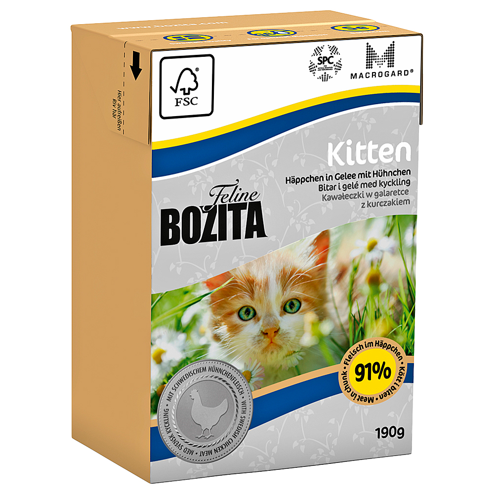 Bozita Feline Kitten Tetra Recart - 48 x 190 g von Bozita