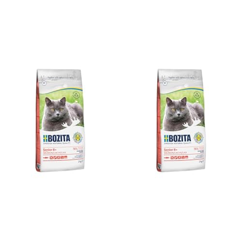 Bozita Grain Free Senior 8+ Salmon (Packung mit 2) von Bozita