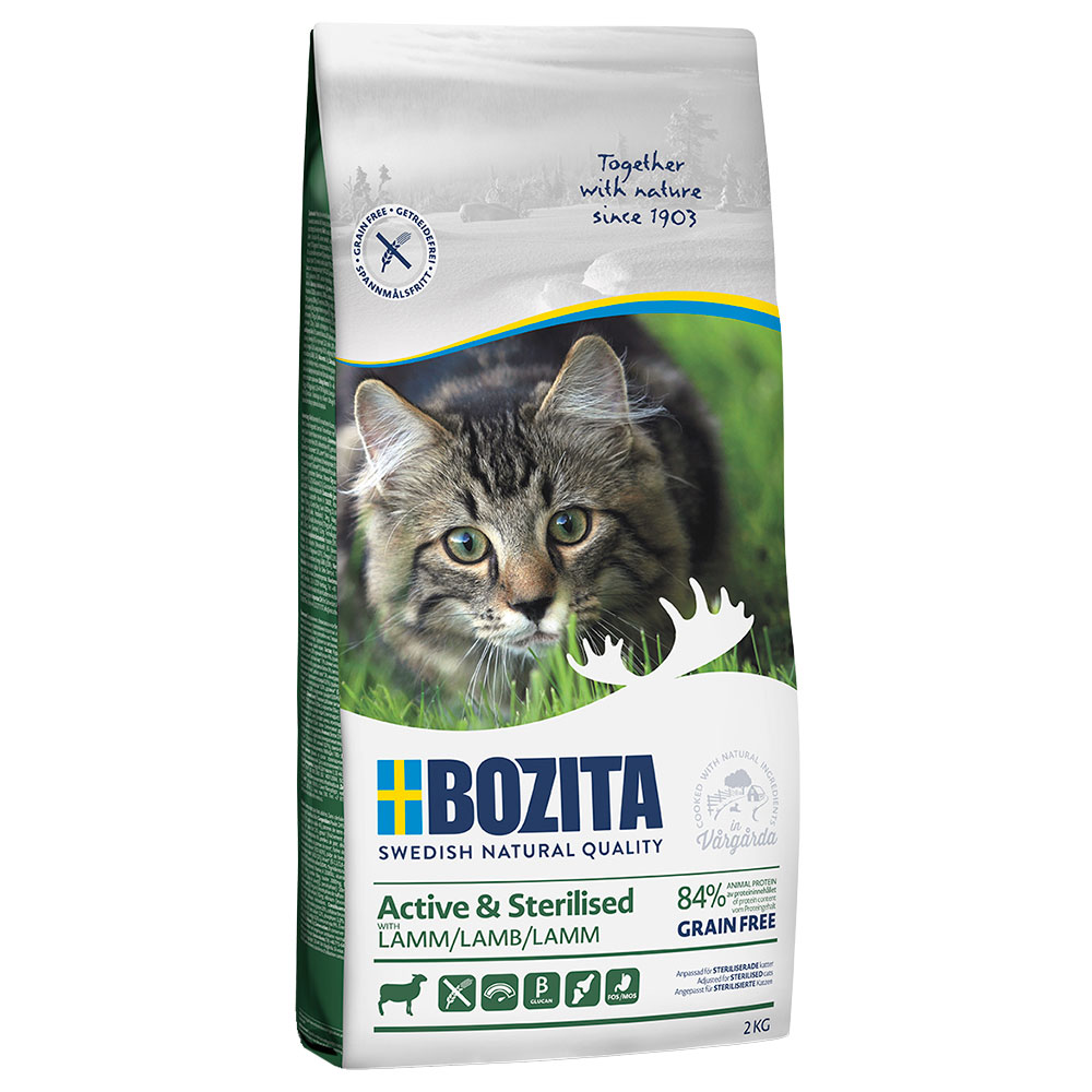 Bozita Grainfree Active & Sterilised Lamm - 2 x 2 kg von Bozita