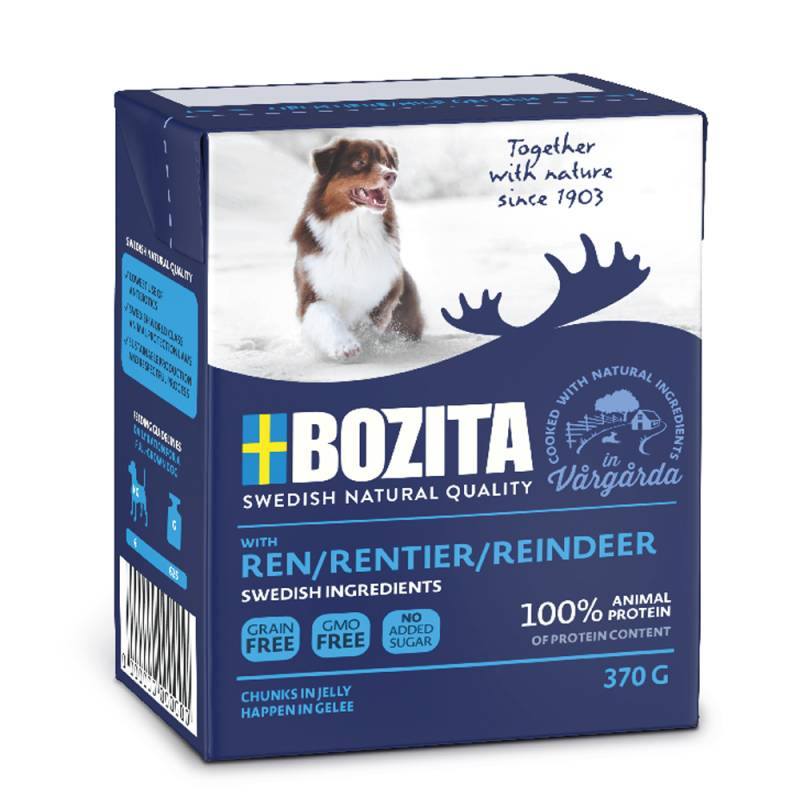 Bozita Häppchen in Gelee 6 x 370 g - Rentier von Bozita