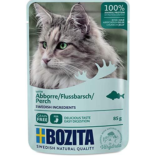 Bozita Häppchen in Gelee mit Flussbarsch | 12x 85g von Bozita