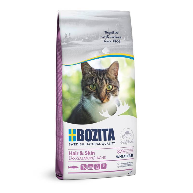 Bozita Hair & Skin Wheat free mit Lachs 2kg von Bozita