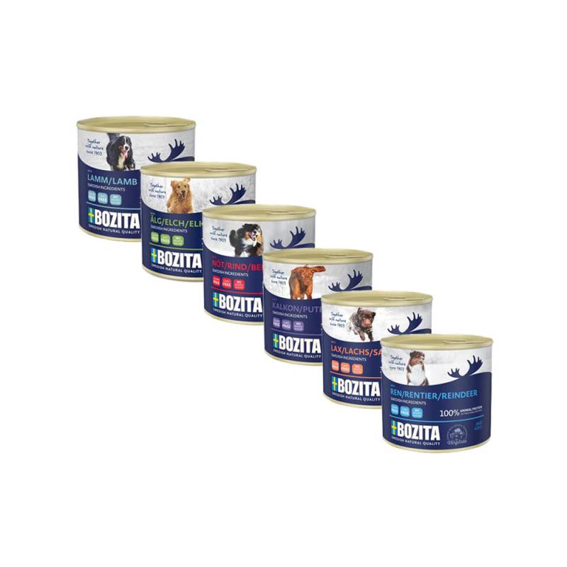 Bozita Pastete Hund - Lachs - 6 x 625 g von Bozita