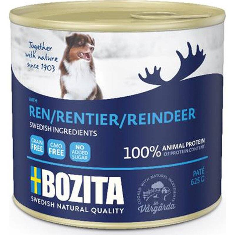 Bozita Paté Rentier 625 g (4,78 € pro 1 kg) von Bozita