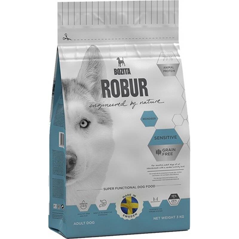 Bozita Robur Sensitive Grain Free Rentier - 11,5 kg (6,17 € pro 1 kg) von Bozita