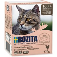 Bozita Tetra Häppchen in Gelee 6 x 370 g - Hühnchenleber von Bozita