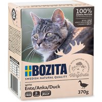 Sparpaket Bozita Häppchen in Gelee 24 x 370 g - Ente von Bozita