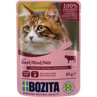 Sparpaket Bozita Häppchen in Gelee Pouch 24 x 85 g - Rind von Bozita