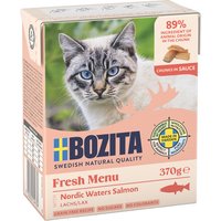 Sparpaket Bozita Tetra Häppchen in Soße 24 x 370 g - Lachs von Bozita