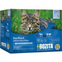 Sparpaket Bozita Indoor & Sterilised Mix 24 x 85 g - Soßen-Mix (2 Sorten gemischt) von Bozita