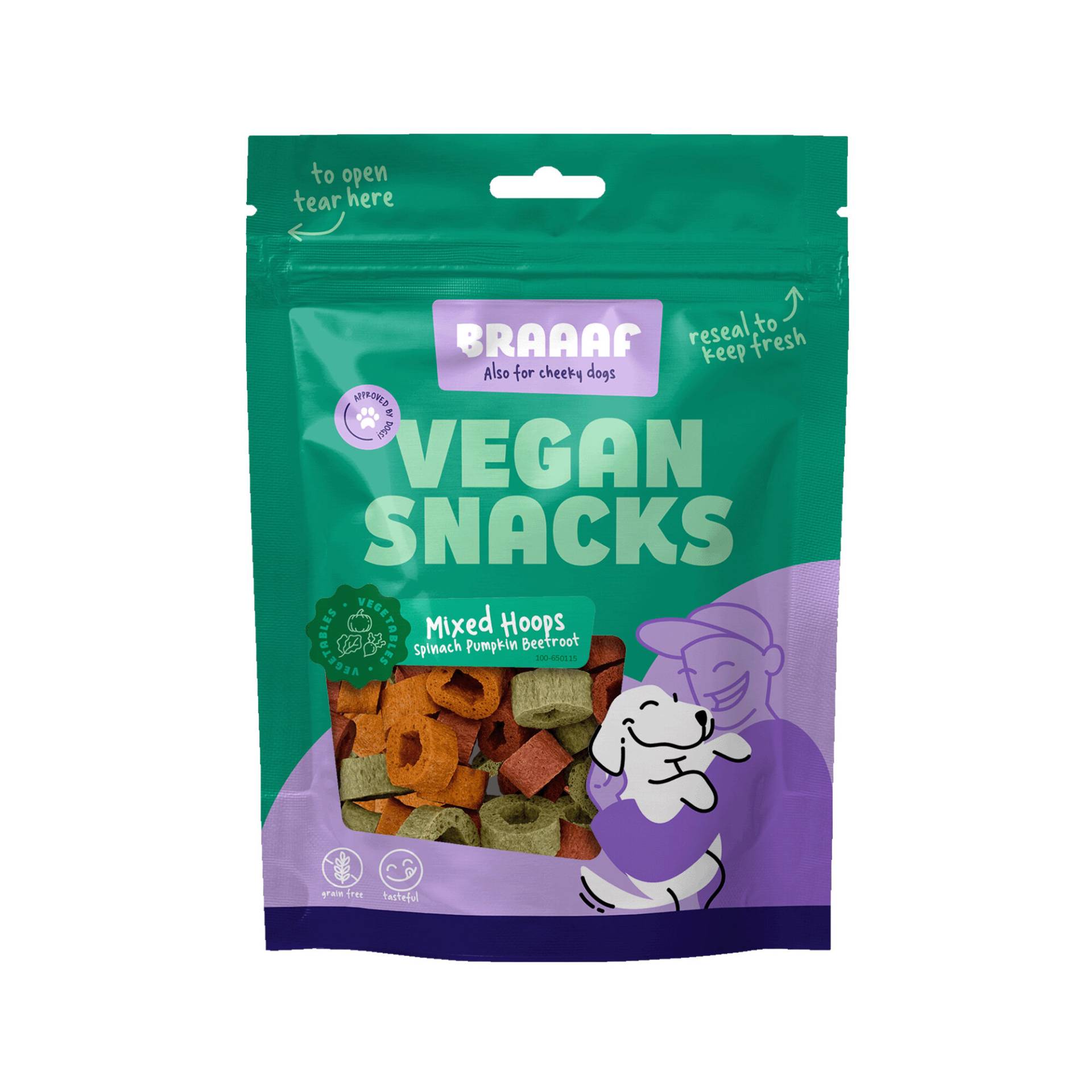 Braaaf Mixed Vegane Ringe - 85 g Braaaf Mixed Vegane Ringe - 85 g von Braaaf