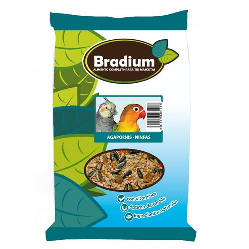 BRADIUM MIXTURA AGAPORNIS Y NINFAS (Bolsa 900 GR APROX) von Bradium