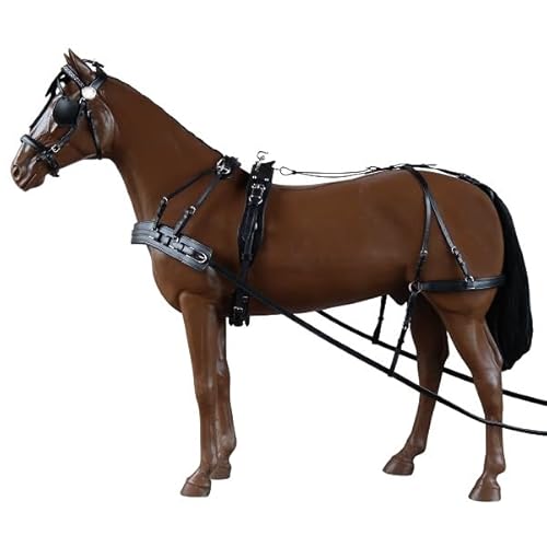 Brama West Einspännergeschirr “Premium Fahrgeschirr Kutsche anatomisches Brustblatt Gr. Pony, braun von Brama West