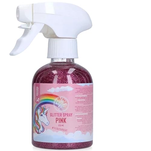 Brama West Holland Pferde Glitzer Spray Unicorn - Mähnen Spray - Schweifspray für Pferde - Pink von Brama West