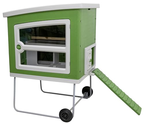 Kerbl Mobile Coop aus Kunststoff, für die Hühnerhaltung auf Grünflächen, L x B x H 119 x 926x 162 cm, mit Doppelwänden, 81738 von Kerbl