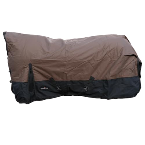 Brama-West Outdoordecke für Pferde Riders King mit High Neck - 600 D/100g - Wasserdicht - Braun - Gr. 125 von Brama West