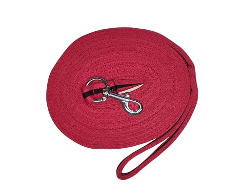 Brama West Softlonge Pferd - Longierleine mit Handschlaufe und Karabiner - ca. 8m - Pink von Brama West