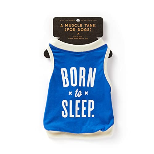 Born to Sleep Dog Tank - Size S von Brass Monkey