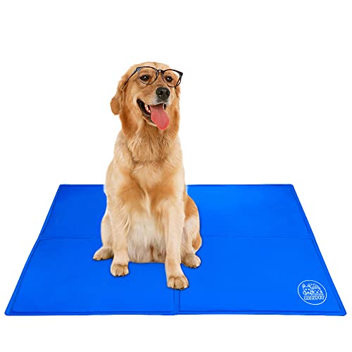 Bravpet Pet Cooling Mat Pet Self Cooling pad mat Bed mats Comfort for Cats and Dogs 81CMx96CM (Extra Large) (XXL) von Bravpet