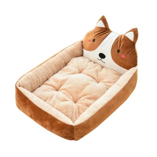 Breeshy Winter Warmes Hundebett Kleines Hunde-Cartoon-Bett Hundebett Hundematte Katzenbett von Breeshy