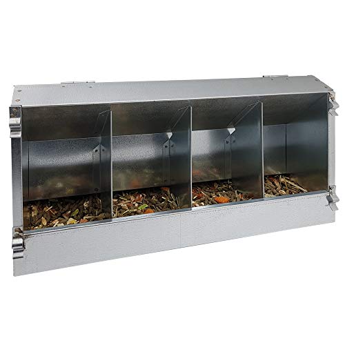 Breker Futterautomat 4 Fressstellen mit Deckel - 3,5 kg von Breker