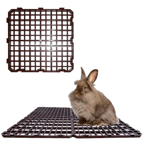 Breker Kaninchenstall Bodenrost - Karogitter - Kunststoff - 25 x 25 cm von Breker