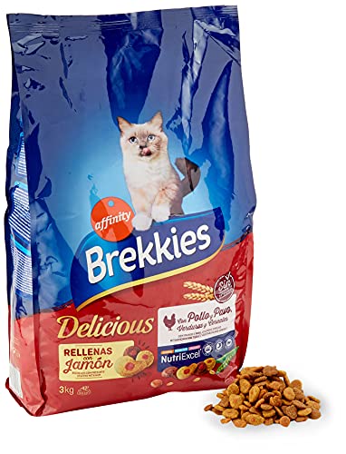 BREKKIES EXCEL Feline Adult Delicious Aves 3KG PVP7,25€ NDR von Brekkies