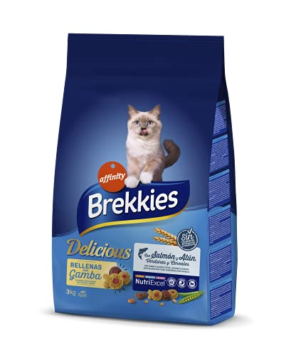 Brekkies Delicious Katzenfutter mit Einer Fischauswahl - 3000 g von Brekkies