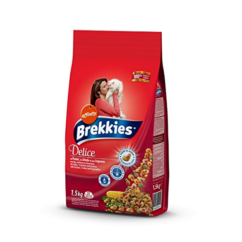 Brekkies Excel Cat Delice Huhn/Truthahn/Gemüse, 6er Pack (6 x 1.5 kg) von Brekkies