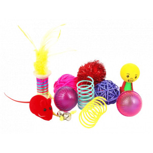 Brekz Cat Toys - Set XL Katzenspielzeug (10 Stück) Pro Set von Brekz