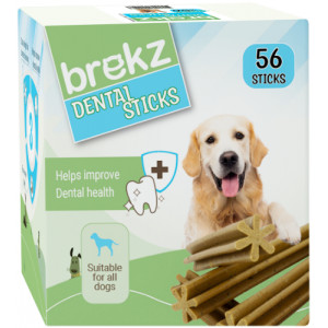 Brekz Dental Sticks Giant Hundesnack 4 Kartons von Brekz